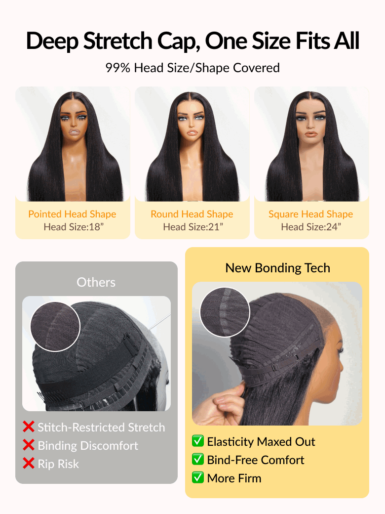 Sunber 7x5 Pre Cut Balayage Highlight Body Wave Lace Wigs With Invisi Drawstring