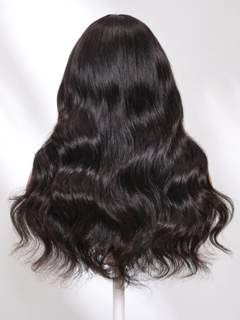 [22''=$135]Sunber 180% Density 13x4 Pre-Everything Loose Wave Glueless Lace Frontal Wig –Feathered Style and Elastic Drawstring Flash Sale