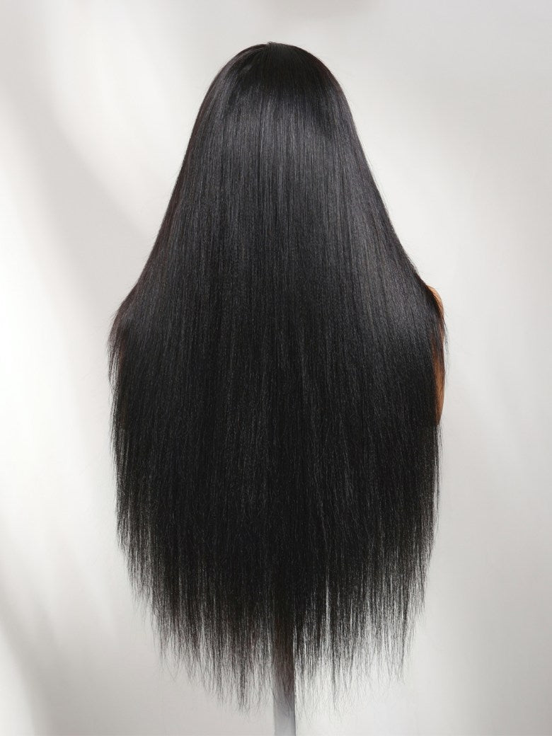[22''=$135]Sunber 180% Density 13x4 Pre-Everything Loose Wave Glueless Lace Frontal Wig –Feathered Style and Elastic Drawstring Flash Sale